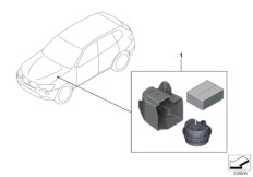 Zestaw doposażenia - autoalarm (03_0947) dla BMW X3 F25 X3 20iX SAV ECE