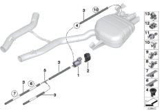 Sterowanie podciśnieniowe-przep. spalin (18_0899) dla BMW 6' F13 LCI M6 Cou ECE