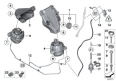 Zawieszenie silnika (22_0153) dla BMW 5' F07 GT LCI 535d Gra ECE