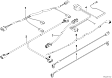 Różne komplety przewodów (61_2084) dla BMW 5' E60 LCI 530xi Lim ECE
