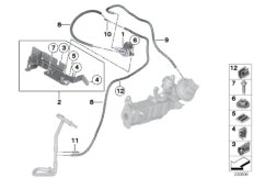 Sterowanie podciśnieniowe-AGR (11_4739) dla MINI Cabrio R57 LCI Cooper D 2.0 Cabrio ECE