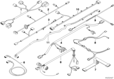 Różne komplety przewodów (61_1818) dla BMW 6' E63 645Ci Cou ECE