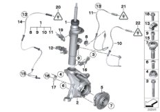 Amortyzator przedni EDC/elementy dod. (31_0936) dla BMW X3 F25 X3 35iX SAV ECE