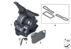 Części obudowy ogrzewania/klimatyzacji (64_1549) dla MINI Cabrio R57 Cooper S Cabrio ECE