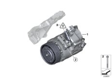 RP sprężarka klimatyzacji (64_1854) dla BMW X3 F25 X3 28iX SAV USA