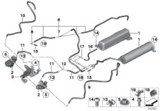 Sterowanie podciśnieniowe-turbospręż. (11_4709) dla BMW 5' F07 GT 550iX Gra USA
