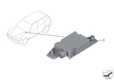 Bluetooth antenna (84_0831) dla BMW X3 F25 X3 28iX SAV RUS