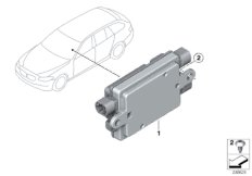 USB-Hub (84_0848) dla BMW 5' F11 M550dX Tou ECE