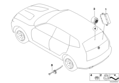 Park Distance Control (PDC) (66_0103) dla BMW X3 E83 X3 3.0i SAV USA