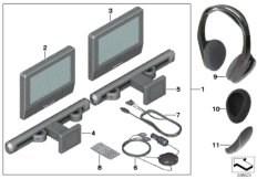 System DVD Tablet (03_1227) dla MINI Cabrio F57 Cooper Cabrio ECE