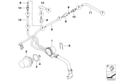 Rozdzielacz paliwa/Regulator ciśnienia (16_0353) dla BMW R 1200 C 03 (0329,0379) USA