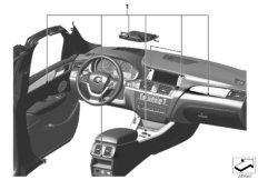 Pakiet chrom. wyposażenia wnętrza (03_0685) dla BMW X3 F25 X3 28iX SAV ECE