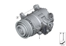 RP sprężarka klimatyzacji (64_1866) dla BMW X4 F26 X4 20iX SAC ECE