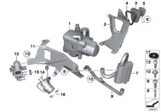 Urządzenie ogrzewania dodatkowego (64_1660) dla BMW 5' F11 LCI 520d Tou ECE