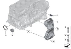 Skrzynia korbowa cylind./Elementy dod. (11_4576) dla BMW X3 F25 X3 20dX SAV ECE