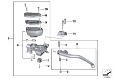 Armatur sprzęgła (32_2038) dla BMW R 900 RT 10 SF (0330,0340) ECE