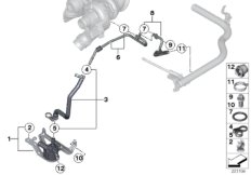 Układ chłodzenia-turbosprężarka (11_5013) dla BMW 3' F31 316i Tou ECE