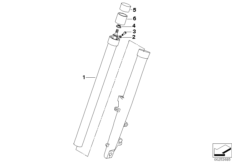 Kolumna (31_0725) dla BMW R 1200 RT 05 (0368,0388) ECE
