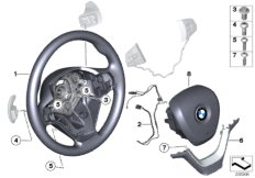 Sport strng wheel,airbag,w/shift paddles (32_2003) dla BMW X3 F25 X3 28iX SAV RUS