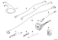 Kabel napr. CIC, CCC / wyświetlacz (61_2569) dla BMW X5 E70 LCI X5 M50dX SAV ECE