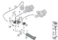 Sterowanie podciśnieniowe-turbospręż. (11_5038) dla BMW 6' F13 LCI M6 Cou USA