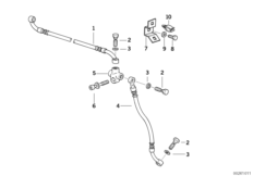 Przewód hamulcowy przedni (34_0659) dla BMW R 1100 RS 93 (0411,0416) USA