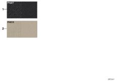 Str. wzorów kol. tapicerki skóra /mater. (01_1109) dla BMW X3 F25 X3 28iX SAV USA