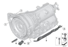 Skrzynia bieg., mocowanie/Elementy dod. (24_1327) dla BMW 1' F21 118i 3-d ECE