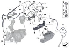 Sterowanie podciśnieniowe-turbospręż. (11_5080) dla BMW 3' F30 325d Lim ECE