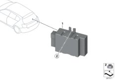 Sterownik pompy paliwowej (16_0869) dla BMW 3' F30 LCI 330dX Lim ECE