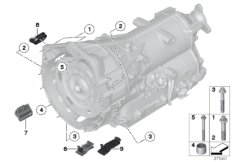Skrzynia biegów, mocowanie (24_1135) dla BMW 6' F12 640i Cab ECE