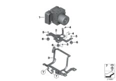 Pressure modulator, I-ABS generation 2 (34_1605) dla BMW K 1200 S (0581,0591) ECE