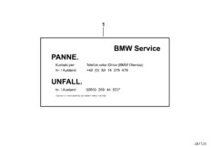 Tabliczka informacyjna (71_0708) dla BMW R 1100 R 94 (0402,0407) ECE