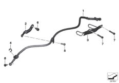 Linka hamulca postojowego (32_2081) dla BMW C 650 GT 16 (0C05, 0C15) USA