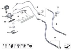 Pompa wysokociśnieniowa/przewody (13_1417) dla BMW 3' F34 GT 320iX Gra ECE