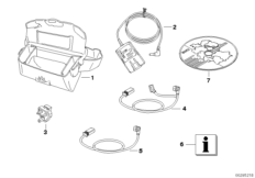 Wyposażenie nawigatora BMW II (77_0013) dla BMW R 1200 GS Adve. 06 (0382,0397) USA