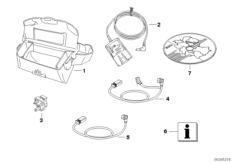 Wyposażenie nawigatora BMW II (77_0013) dla BMW K 1200 R (0584,0594) ECE