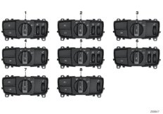 Panel obsługi świateł (61_2817) dla BMW 4' F36 Gran Coupé 420d Gra ECE