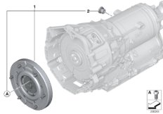 Tłumik drgań skrętnych GA8P70H (24_1355) dla BMW 5' F10 LCI Hybrid 5 Lim ECE