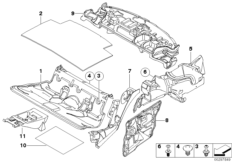 Izolacja dźwiękowa tylna (51_5856) dla BMW 3' E92 LCI 328xi Cou USA