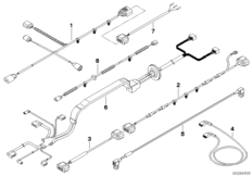 Różne komplety przewodów (61_2244) dla BMW X5 E70 LCI X5 M50dX SAV ECE