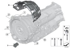 Skrzynia bieg., mocowanie/Elementy dod. (24_1249) dla BMW 3' F31 320dX Tou ECE