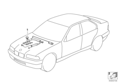 Wiązka przewodów silnika (12_0393) dla BMW 3' E36 316i Cou ECE