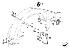 Osłona koła tylna (46_0019) dla BMW R 80 G/S ECE