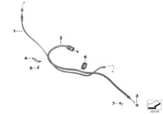 Cięgna Bowdena (32_2172) dla BMW F 700 GS (0B01, 0B11) ECE