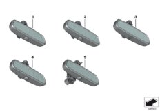 Lusterko wewnętrzne (51_8974) dla BMW 5' F18 LCI 520Li Lim CHN