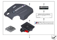 Kpl. BMW M Performance Power (03_3950) dla BMW 4' F36 Gran Coupé 435iX Gra USA