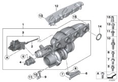 Turbosprężarka (11_5185) dla BMW X4 F26 X4 28iX SAC ECE