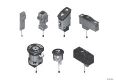Różne przełączniki (61_2825) dla BMW 1' F21 LCI 120i 3-d ECE