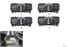 Przełącznik panelu obsługi świateł (61_3141) dla BMW i i3 I01 LCI i3s 120Ah Meg ECE